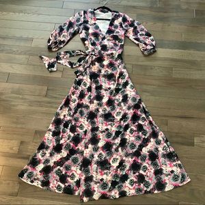EUC Maxi Wrap Dress